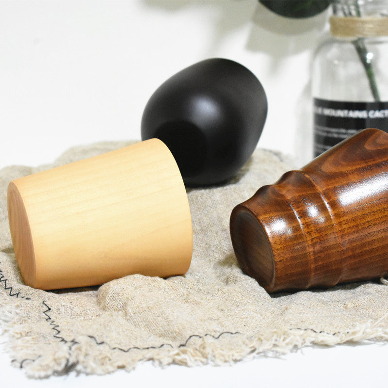 Factory direct creative office simple wood Cup log insulation tea cup milk cup water Cup can be engraved LOGO