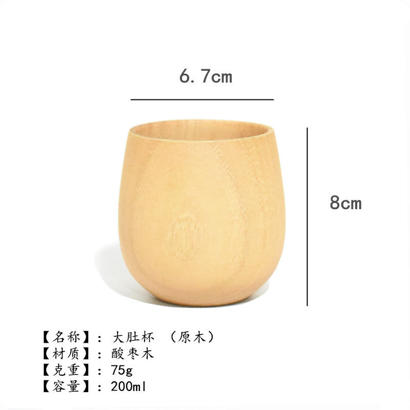 Factory direct creative office simple wood Cup log insulation tea cup milk cup water Cup can be engraved LOGO