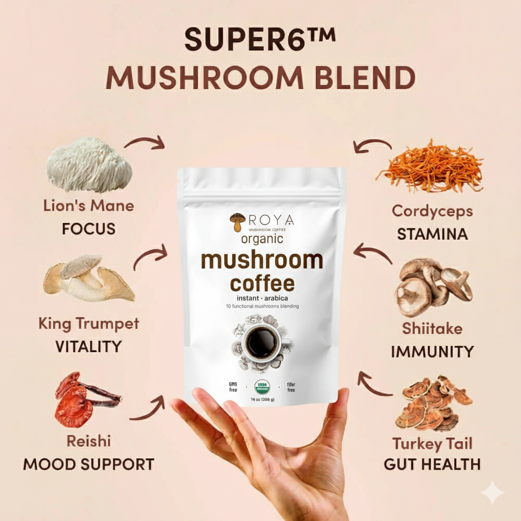 Organic Instant Coffee Mushroom Powder 1