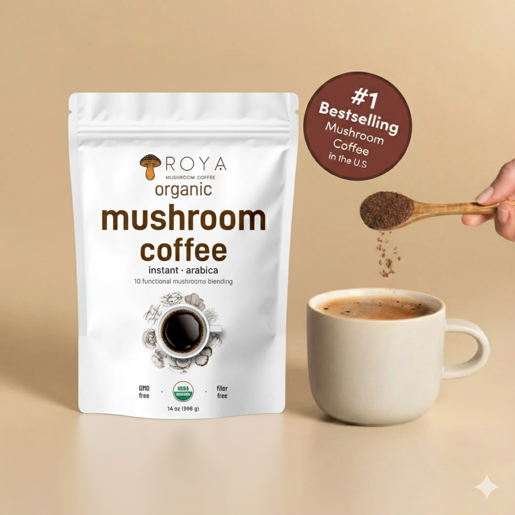 Organic Instant Coffee Mushroom Powder 1