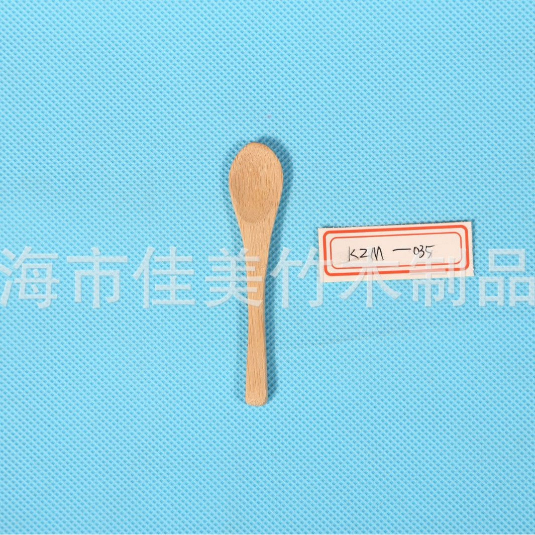 Wholesale mini spoon bamboo spoon wooden spoon 9*2cm dessert spoon small spoon coffee spoon ice cream spoon seasoning spoon