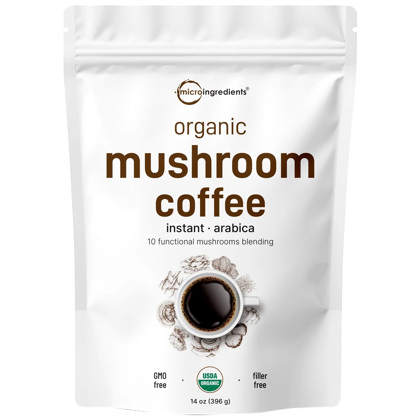 Organic Instant Coffee Mushroom Powder